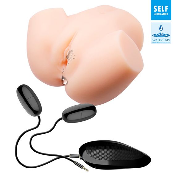 Мастурбатор з подвійною вібрацією і двома входами Crazy Bull-Veronica Dual Vagina and Anal, BM - 00900T72ZK Sex Aura | Зображення 2