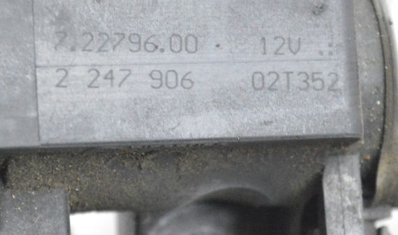 Клапан управління турбіною 2.0 TD BMW (БМВ) 1998-2006 72279600 2247906 | Зображення 3