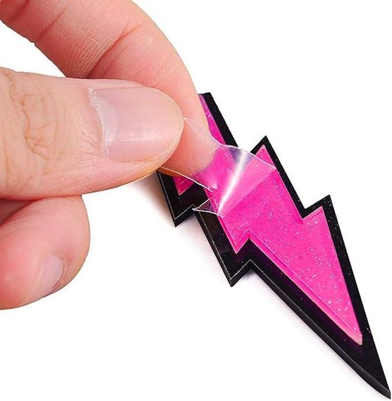 Набір рожевих аксесуарів у стилі 80-х обруч рукавички сережки намисто браслети, комплект для ретро образу на Хелловін, корпоратив | Зображення 3