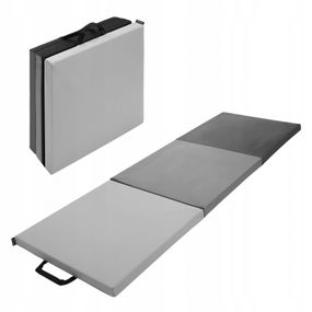 Мат гімнастичний складаний 4FIZJO 180 x 60 x 5 см 4FJ0571 Black/Grey (P-5907739319692)