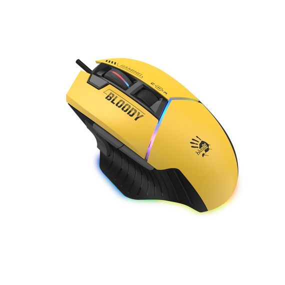 Миша ігрова A4Tech W95 Max Bloody, колір жовтий, активоване ПЗ | Зображення 4