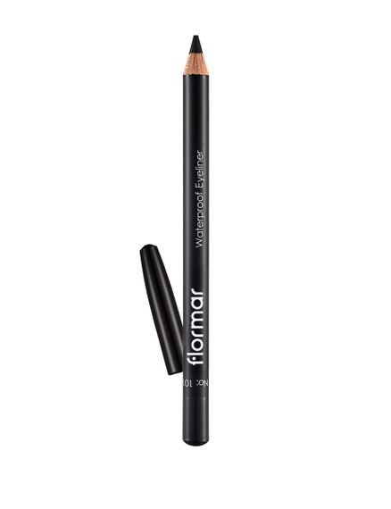 Водостійка підводка-олівець для очей Flormar №101 Чорний