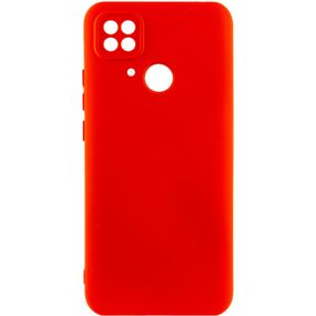 Чехол Silicone Cover Lakshmi Full Camera (A) для Xiaomi Poco C40 Красный / Red