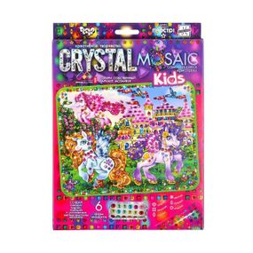 Набор креативного творчества "Kids Crystal Mosaic" CRMk-01-04, 6 форм элементов