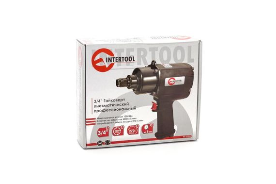 Гайковерт пневматический Intertool - 3/4" Pro (PT-1105) | Зображення 2