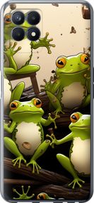 Чехол на Realme Narzo 50 Жабки "5656u-3066-17620"