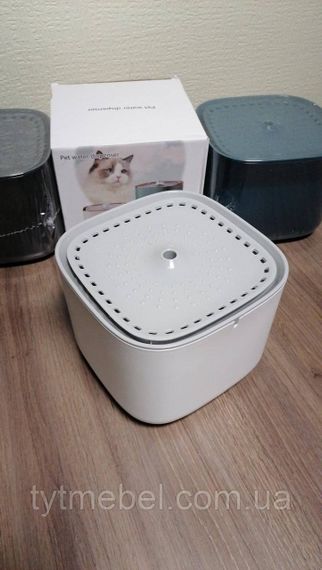 Поилка для котов и кошек, фонтан для котов 3 литра белая, зеленая, черная | Зображення 8