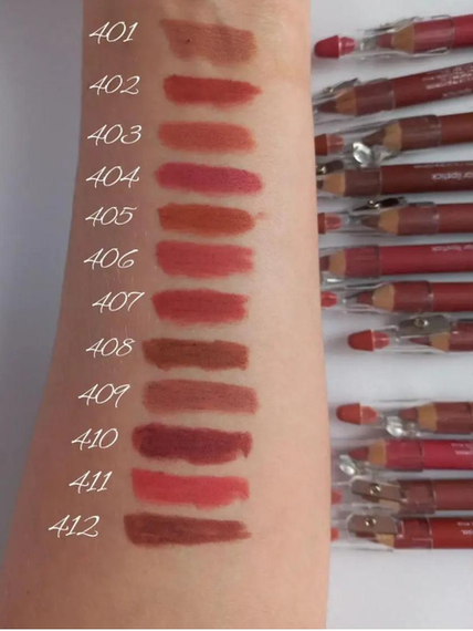 Набір матових олівців для губ помада-олівець Flormar Matte Color Lipstick | Зображення 3