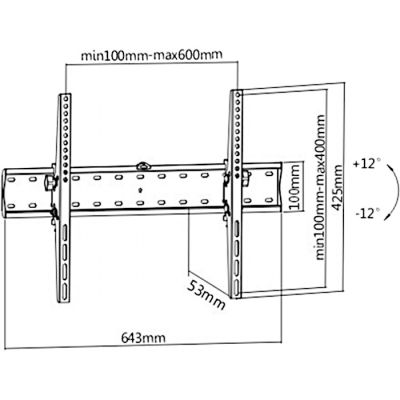 Кронштейн Gembird WM-70T-02 | Зображення 1