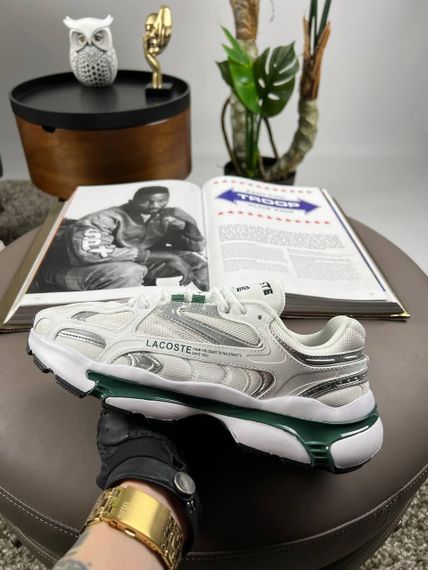 Чоловічі кросівки Lacoste L003 2K24 White Green (текстиль) A3925 46 | Зображення 4