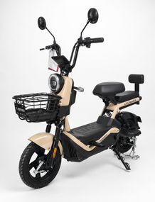 Електроскутер Crosser CR-2 800W 60 V 24 Ah, електровелосипед до 55 км/год, графеновий акумулятор, 2 місця Бежевий