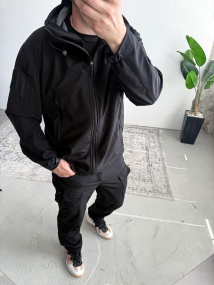 Костюм Soft Shell не утеплений чорний | Зображення 2