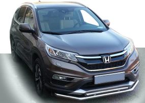 Передняя защита ST014 (нерж.) для Honda CRV 2017-2022 гг