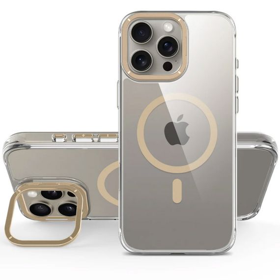 Чохол TPU Space Case Apex with MagSafe для Apple iPhone 16 Pro Max (6.9") Gold | Зображення 2