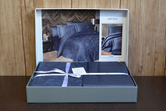 Постільна білизна First Choice Cotton Satin 160x220 Advina Eclipse | Зображення 2