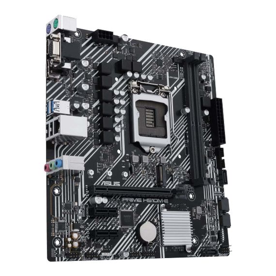 Материнcька плата ASUS PRIME H510M-E s1200 H510 2xDDR4 HDMI DP VGA mATX (90MB17E0-M0EAY0) | Зображення 2