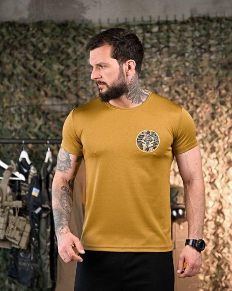 Тактична волога відводна Футболка Небесна кара кайот   ПП7893 | Зображення 1