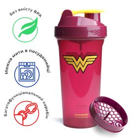 Шейкер спортивний SmartShake Lite 800ml DC Wonderwoman (Original)