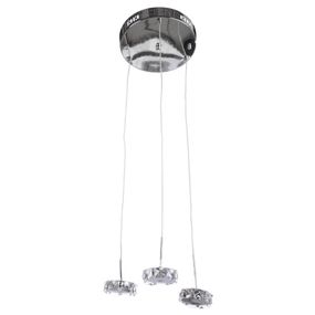 Люстра подвесная светодиодная 9W WW+NW+CW WH CH (BR-974S/3)