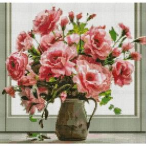 Алмазна мозаїка "Аромат букета" AMO7863 40х40 см