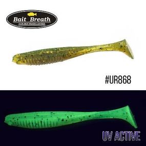 Силіконова приманка, Їстівний силікон Bait Breath E.T.Shad 2,8" (8 шт) (Ur868 Motoroil-EX)