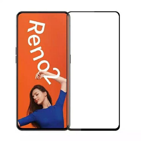 Захисне скло 2.5D на весь екран для Oppo Reno 2 | Зображення 1