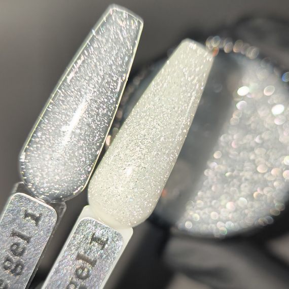 Гель для нарощення Mi Twinkle №1 Builder Gel (світловідбивний молочний) 30мл | Зображення 1