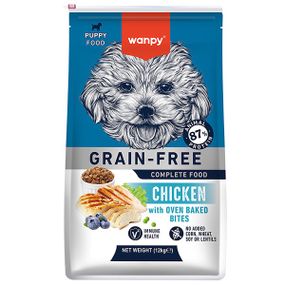 Сухий корм з куркою для цуценят Wanpy Puppy GF Chicken, 12 кг