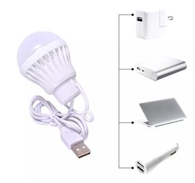 Світлодіодна лампа 7 W на 5v USB-лампочка від повербанк power bank
