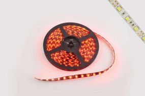 Стрічка світлодіодна SMD 5050 (червона, вологостійка, 30 крист/1м, бухта 5 м)