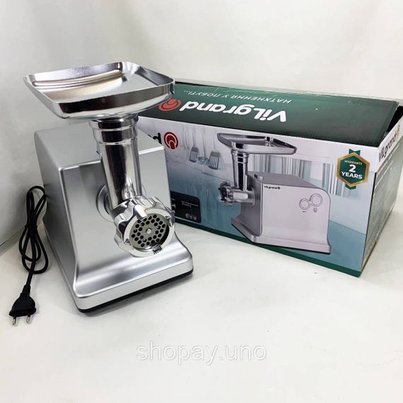 Электрические мясорубки кухонные VILgrand V221-PMG 2200 Вт, Мясорубка для помидоров MG-95 | Зображення 6