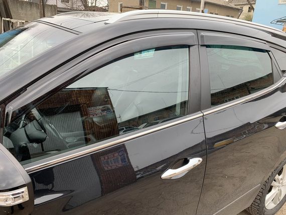 Вітровики (4 шт, HIC) для Hyundai IX-35 2010-2015 рр | Зображення 4