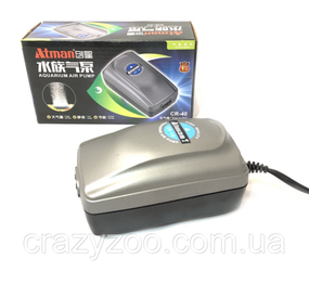 Компресор для акваріума Atman CR-40 3.5 Вт 3 л/хв до 350 л 1015106