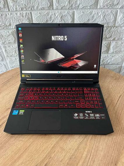 Игровой Ноутбук Acer Nitro 5 15.6" FHD IPS 144 Hz i5 11400H 16Gb SSD 256Gb RTX 3060 Б/В