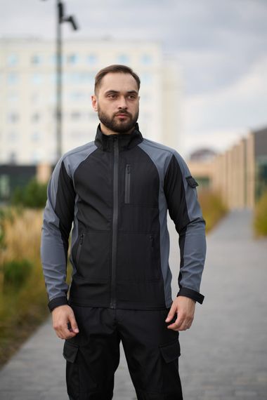 Куртка чоловіча soft shell light "iForce" Intruder сіра