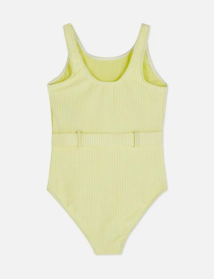 Дитячий суцільний купальник для дівчинки Primark 140 см Жовтий (25070601B) | Зображення 1