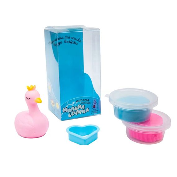 Набор для творчества "Мыльная вечеринка-лебедь" Strateg 32108ST 2 массы и игрушка | Зображення 1