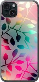 Чохол на iPhone 15 Plus Листя із силікону FCh_002968
