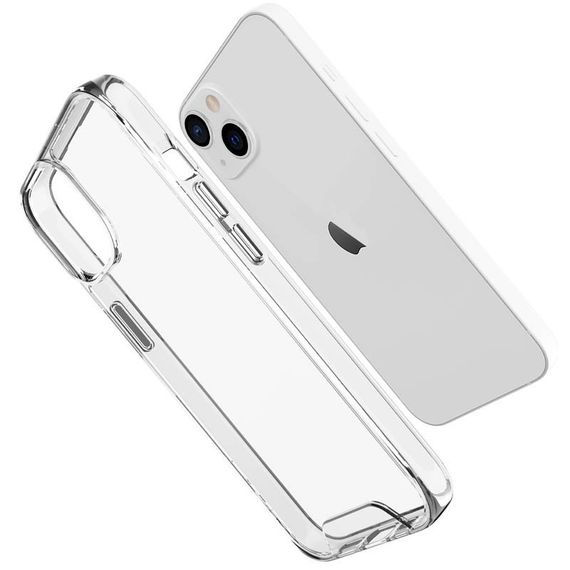Чохол TPU Space Case transparent для Apple iPhone 15 Plus (6.7") Прозорий | Зображення 2