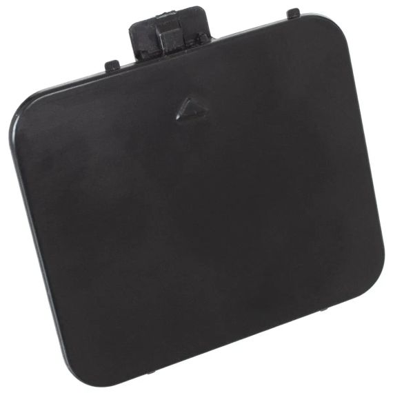 BMW 5 E60 (03-07) М-пакет заглушка буксирувального гака в передній бампер чорна, БМВ