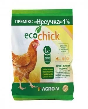 Премикс ECOchick Несушка 1% - для Кур Несушек - ТМ Агро-В - Оригинал