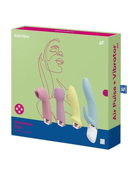 Подарунковий набір секс-іграшок Satisfyer Marvelous Four Sex Aura | Зображення 5