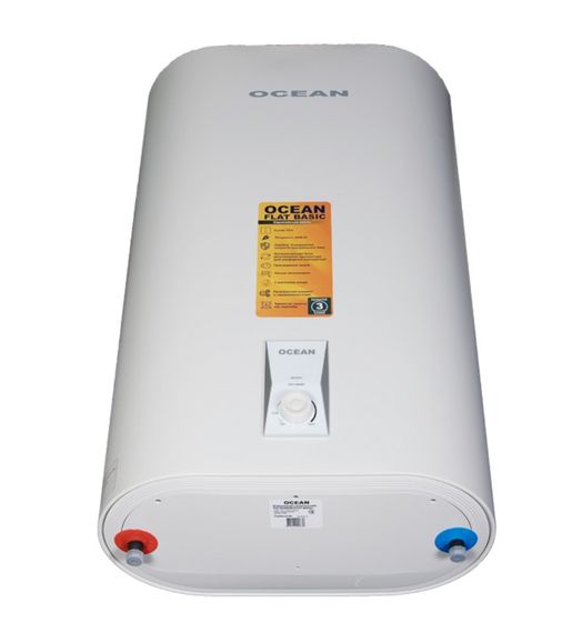 Водонагрівач Ocean FLAT BASIC 100 Л, 2,0 кВт, "сухий", вертикальний, прямокутний, білий (RZB100M ET+DT) | Зображення 4