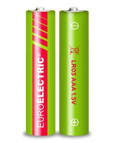 Батарейки лужні Euroelectric AAA 2 шт.