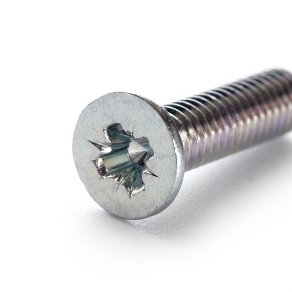 Гвинт метричний із потайною головкою М4*40 DIN 965 кл. пр. 4,8 цинк білий (пач 100шт) APRO 5M14040-21 | Зображення 3