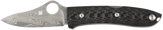Ніж Spyderco SpyOpera Carbon Fiber Damasteel Thor