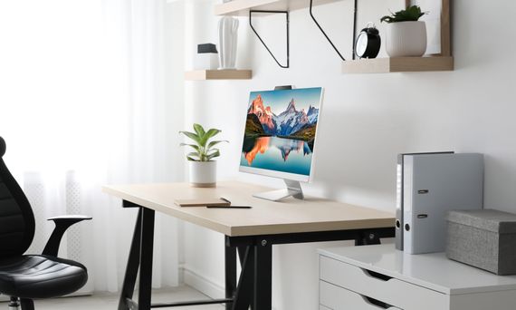 Комп'ютер персональний моноблок ASUS A3402WVAK-WPC0950 23.8' FHD AG, Intel 5-120U, 16GB, F512GB, UMA, WiFi, кл+м, без ОС, білий (90PT03T1-M018D0) | Зображення 1