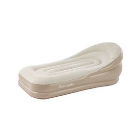 Матрас надувной Naturehike CNK2300DZ020 180 х 90 см з підголовником бежевий (6976023922480)