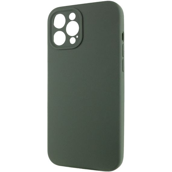 Чохол Silicone Case Full Camera Protective (AA) NO LOGO для Apple iPhone 12 Pro Max (6.7") Зелений / Cyprus Green | Зображення 2