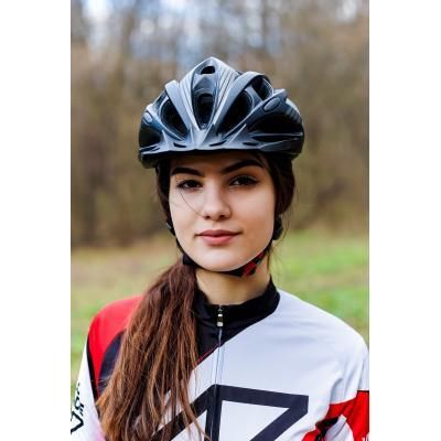 Шлем Velotrade с козырьком СIGNA WT-036 черный L (58-61см) (HEAD-011) | Зображення 1